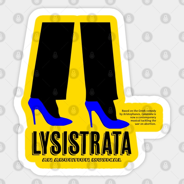 Lysistrata In Heels (Varient) Sticker by ShawnIZJack13